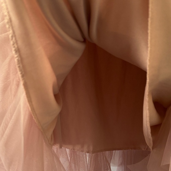 Soho Apparel Blush Layered Tulle Skirt - Picture 5 of 6